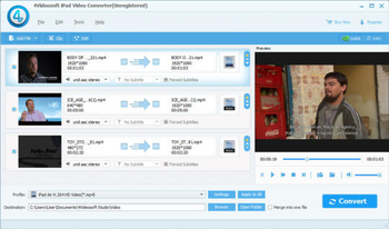 4Videosoft iPad Video Converter screenshot