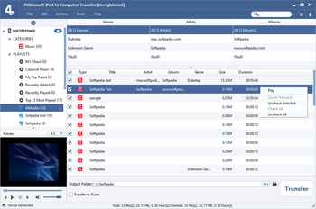 4Videosoft iPod to Computer Transfer screenshot 2