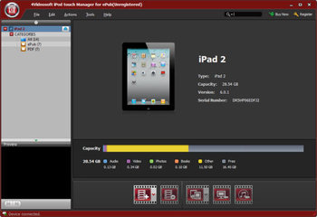 4Videosoft iPod Touch Manager For ePub screenshot 2