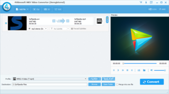 4Videosoft MKV Video Converter screenshot