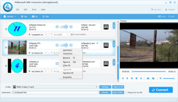 4Videosoft MXF Converter screenshot