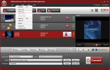 4Videosoft Sansa Video Converter screenshot 3