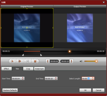 4Videosoft Sansa Video Converter screenshot 7