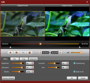 4Videosoft TOD Converter screenshot