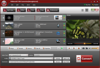 4Videosoft TOD Converter screenshot 2