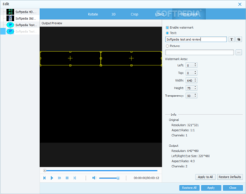 4Videosoft TS Converter screenshot 8