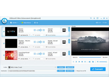 4Videosoft Video Enhancement screenshot