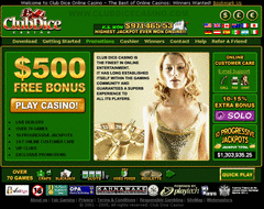 !!! $500 CLUB DICE CASINO 2006 screenshot