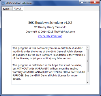 56K Shutdown Scheduler screenshot 2