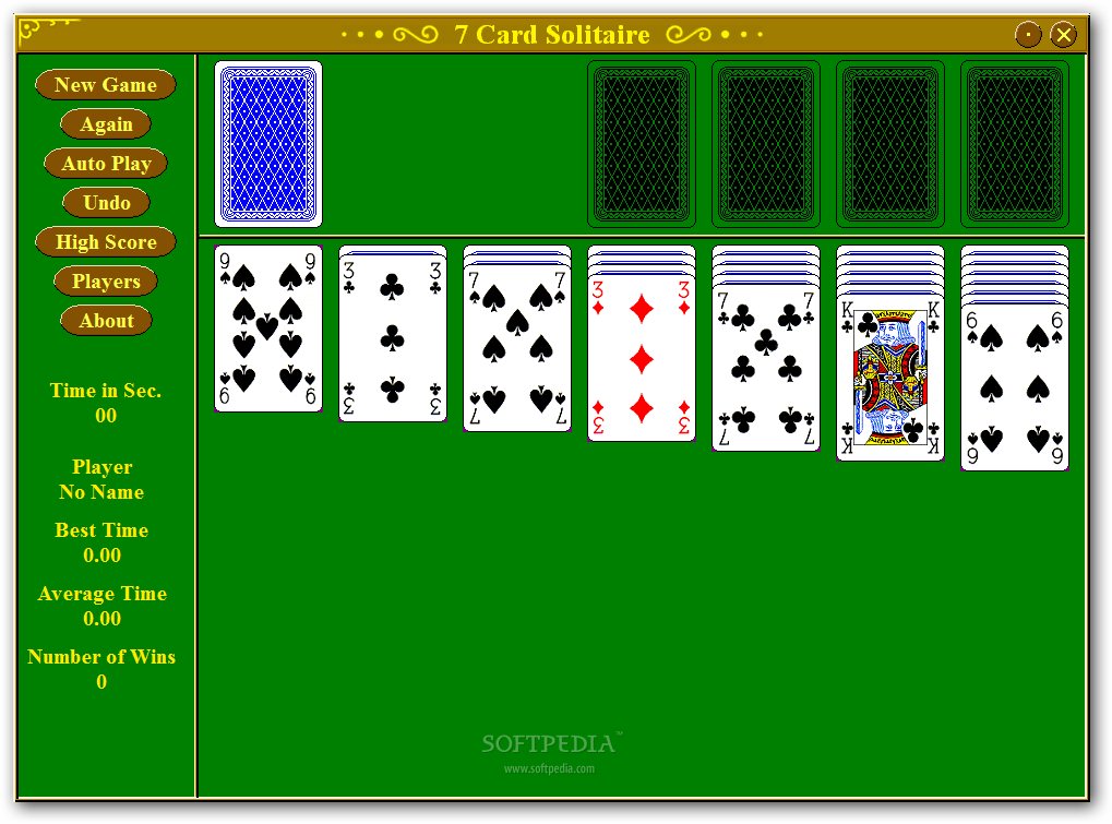 7 Card Solitaire Game Free Download
