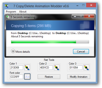 7 Copy/Delete Animation Modder screenshot