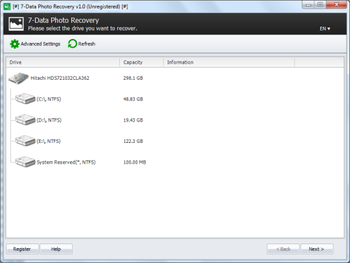 7-Data Photo Recovery screenshot