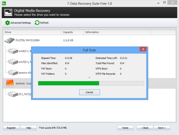 7-Data Recovery Suite Portable screenshot