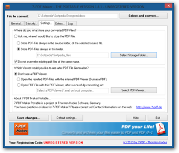 7-PDF Maker Portable screenshot 3