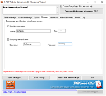 7-PDF Website Converter screenshot 4