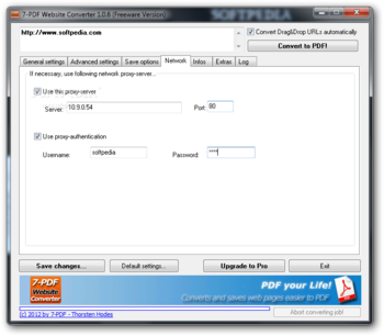 7-PDF Website Converter Portable screenshot 4