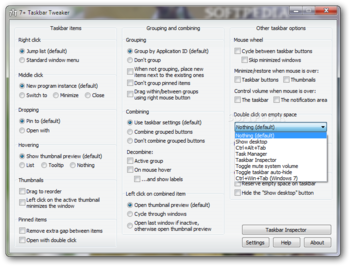 7+ Taskbar Tweaker Portable screenshot 2