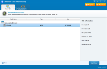 7thShare Card Data Recovery screenshot 2