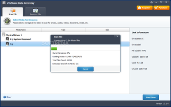 7thShare Data Recovery screenshot 2