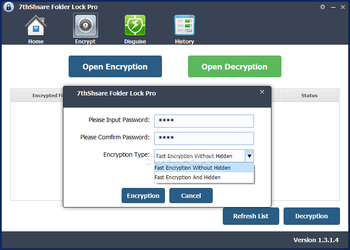 7thShare Folder Lock Pro screenshot