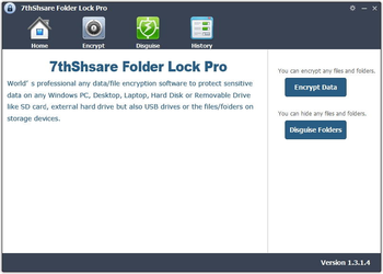 7thShare Folder Lock Pro screenshot