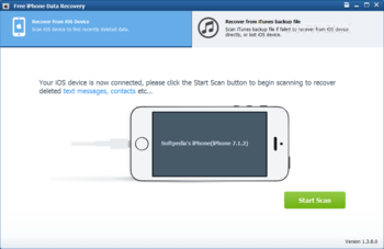 7thShare Free iPhone Data Recovery screenshot