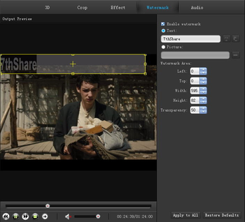 7thShare HD Video Converter screenshot