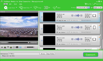 7thShare Media to iPad Converter screenshot 3