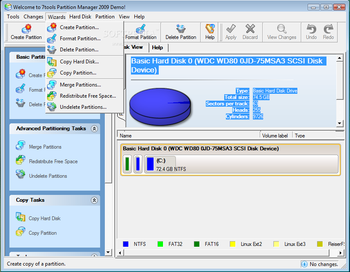 7tools Partition Manager screenshot 2