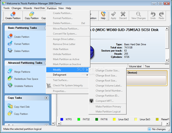 7tools Partition Manager screenshot 4