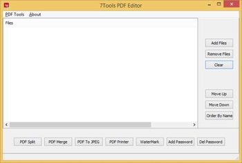 7Tools PDF Editor screenshot