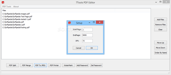 7Tools PDF Editor screenshot 3