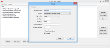 7Tools PDF Editor screenshot 4