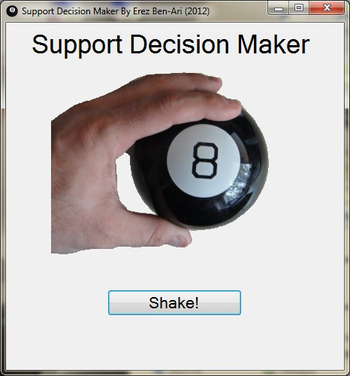 8 Ball Support Decision Maker screenshot