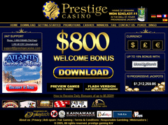 # 800$ PRESTIGE CASINO DELUXE screenshot