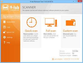 9-lab Removal Tool screenshot