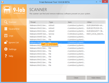 9-lab Removal Tool screenshot 3