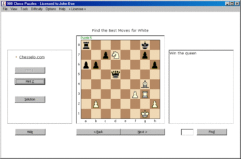 900 Chess Puzzles screenshot