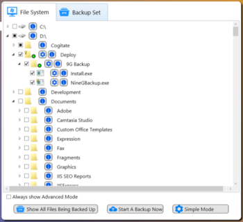 9G Backup screenshot 2