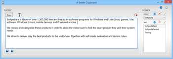 A Better Clipboard screenshot