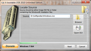 A Bootable USB screenshot