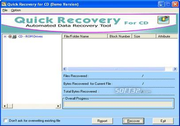 A Data Recovery Software - QR for CD screenshot 2