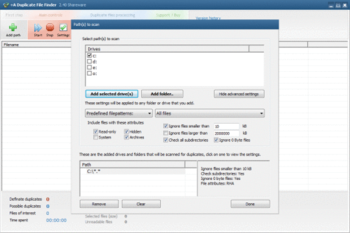 +A Duplicate File Finder screenshot 4