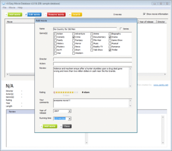 +A Easy Movie Database screenshot 2