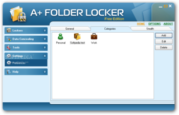 A+ Folder Locker Free Edition screenshot 8