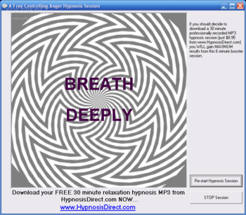 A Free Control Your Anger Hypnosis Session screenshot 2