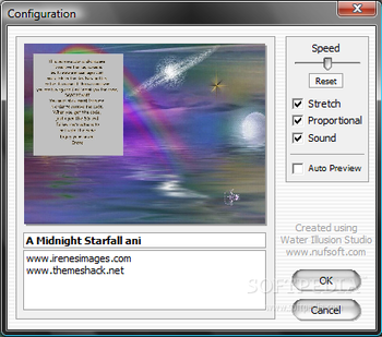 A Midnight Starfall Screensaver screenshot 2