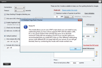 +A Multiple Page Rank Checker screenshot 4