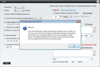 +A Multiple Page Rank Checker screenshot 5