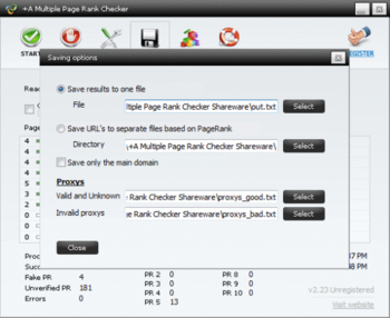 +A Multiple Page Rank Checker screenshot 6